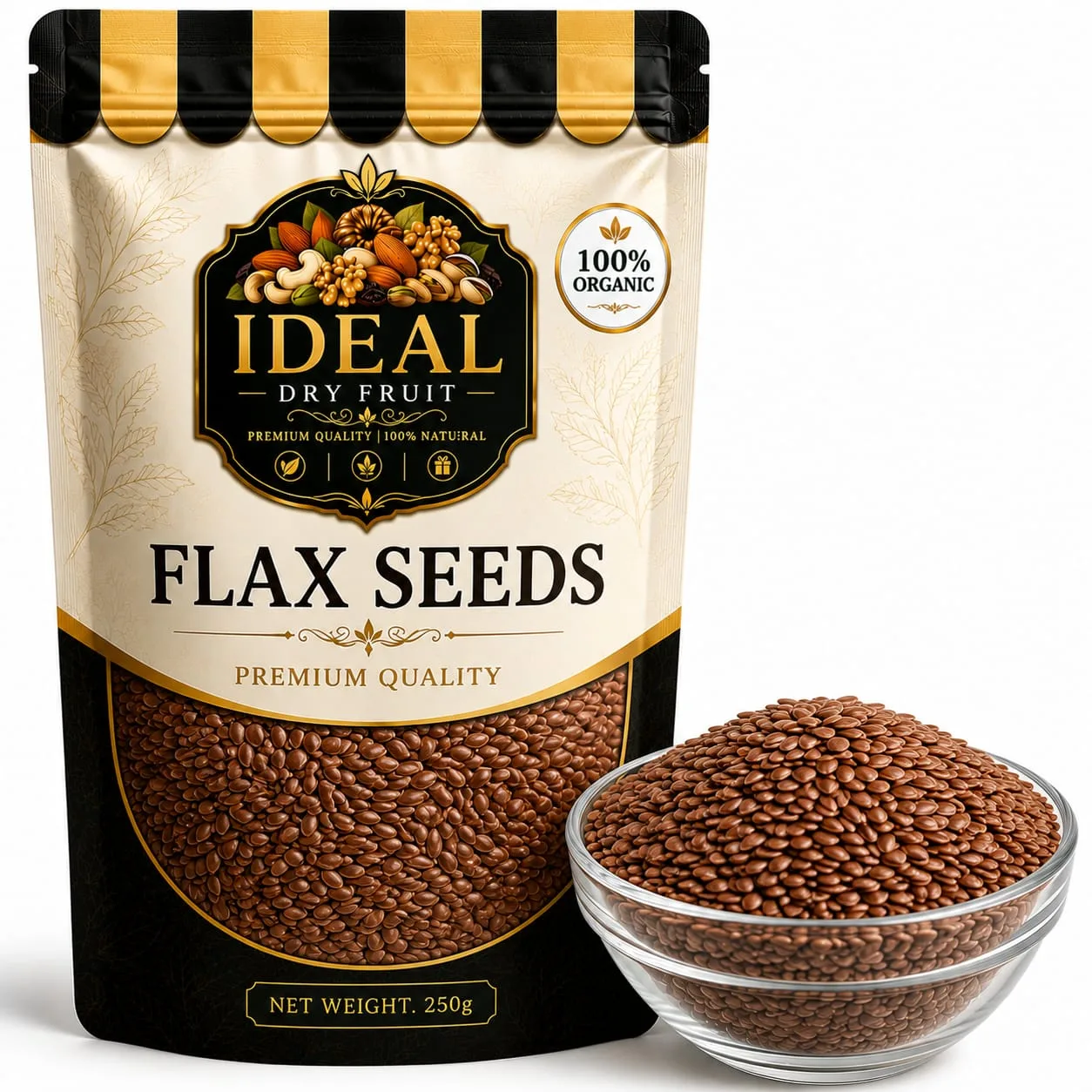 Flax Seeds250gm/500gm/1kg
