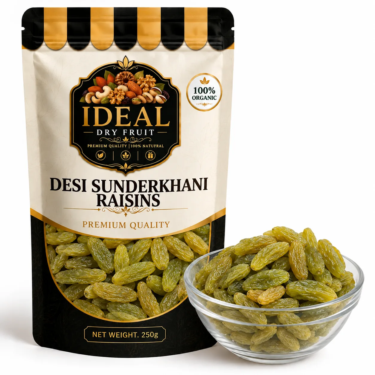 Desi Sunderkhani Raisins 250gm/500gm/1kg