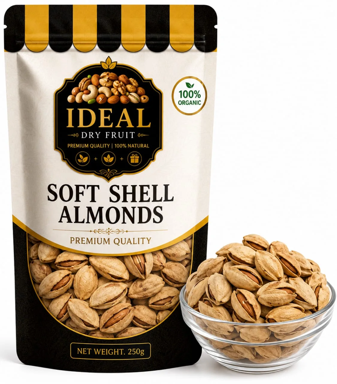 Soft Shell Almonds250gm/500gm/1kg