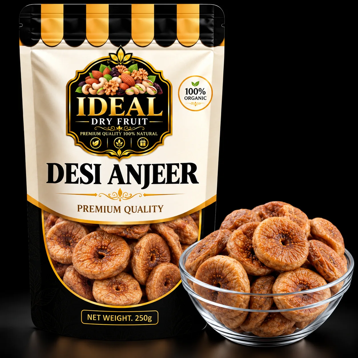 Fig Desi Anjeer Medium Size 250gm/500gm/1kg